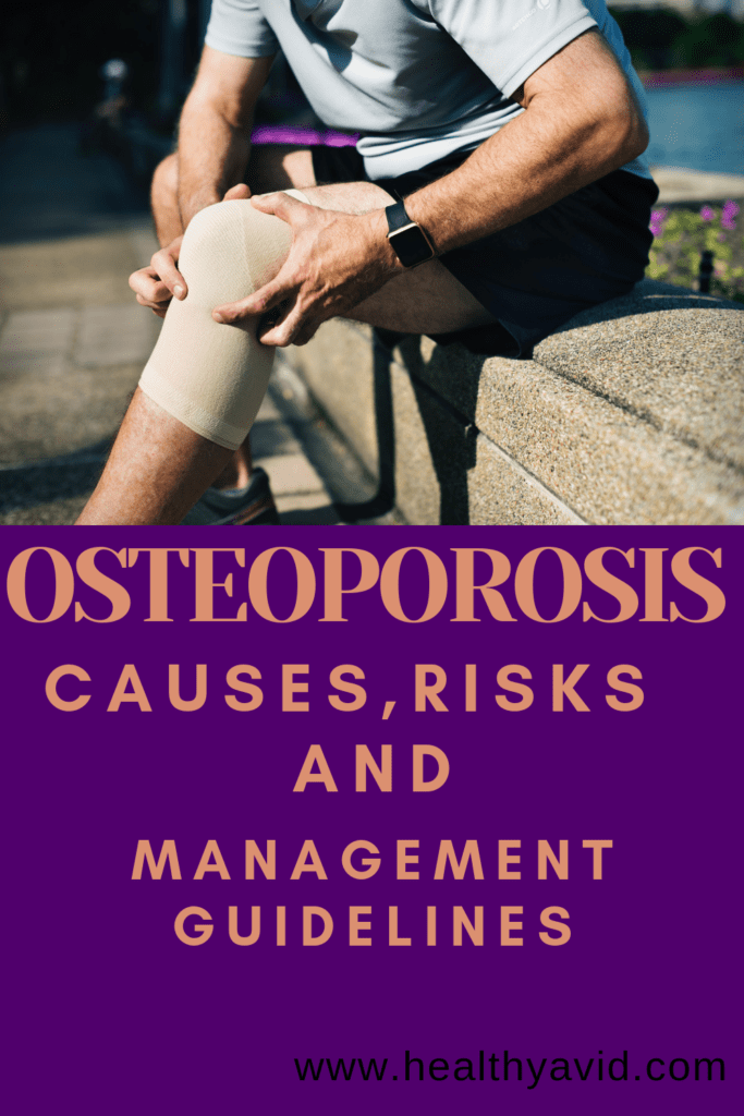 osteoporosis: causes, risks and management guidelines pinterest picture for healthyavid.com