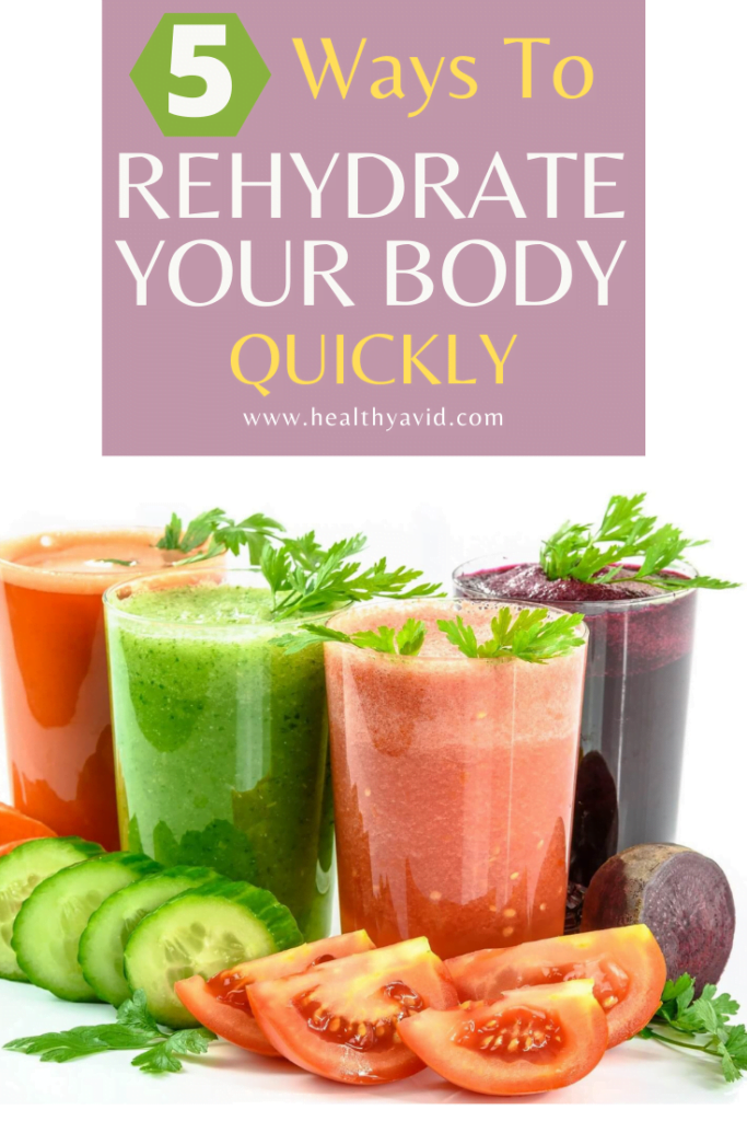 rehydrate your body quickly Pinterest