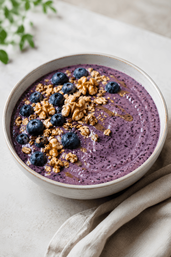 Blueberry Lavender Smoothie Bowl
