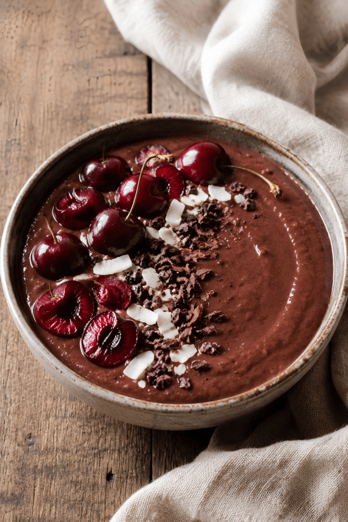 Chocolate Cherry Smoothie Bowl