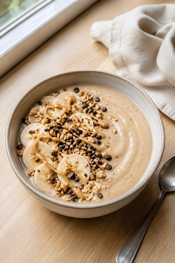 Peanut Butter Banana Smoothie Bowl